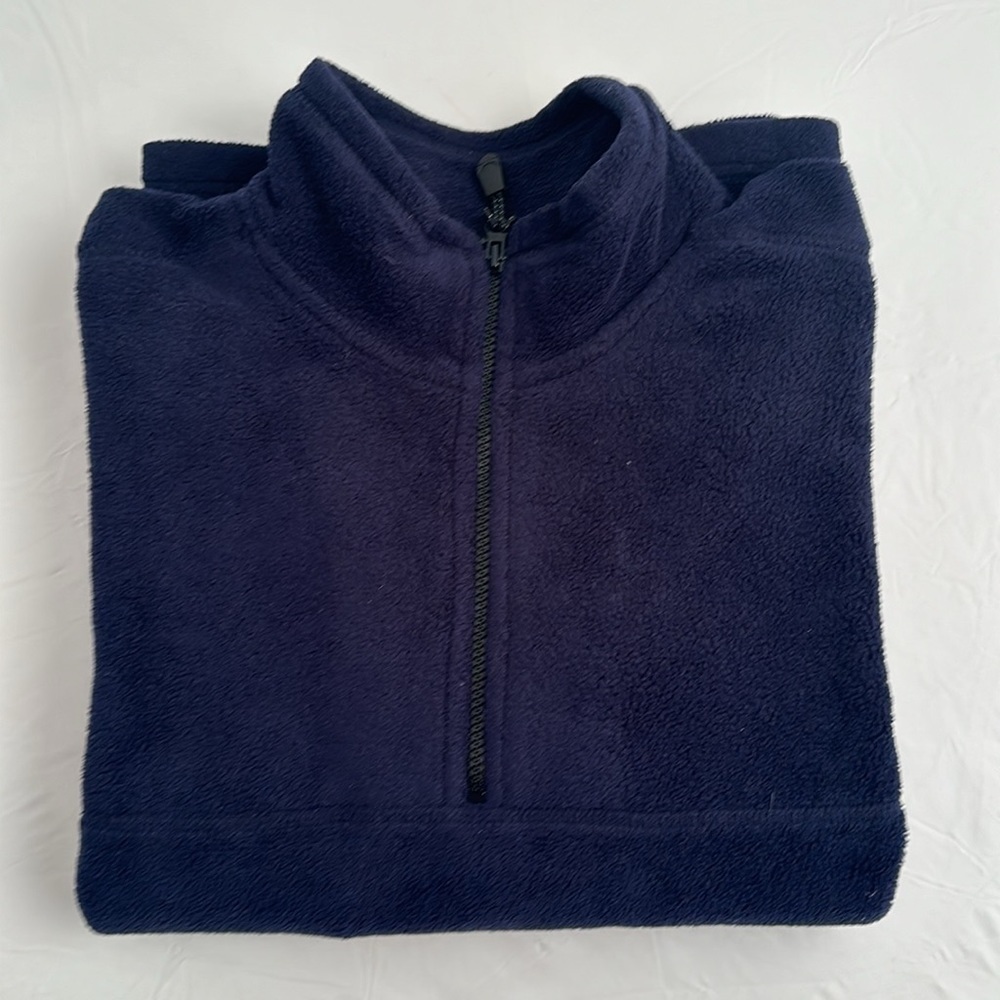 Prospirit navy blue fleece half zip pullover